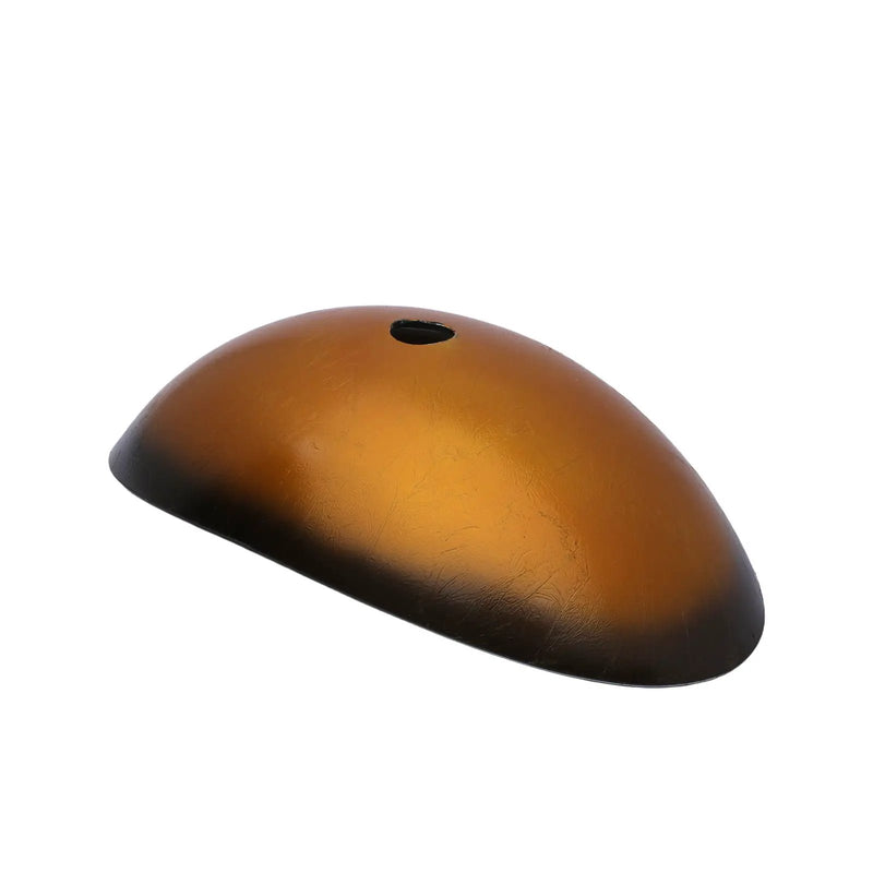 Vessel Sink With Pop Up Drain, Boat Shape Above Counter Bathroom Sink - Gold by HouseOfZazla