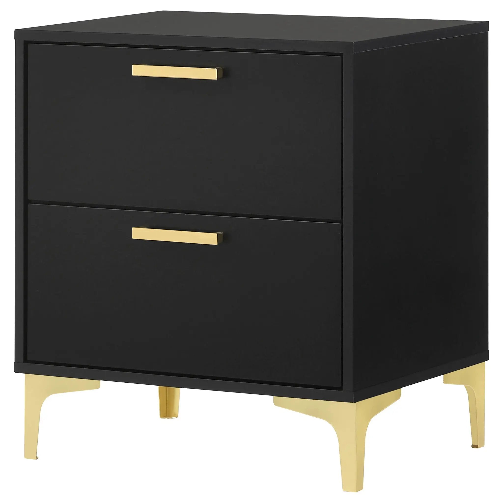 Kendall 2-drawer Nightstand Black by Unique Piece Furniture