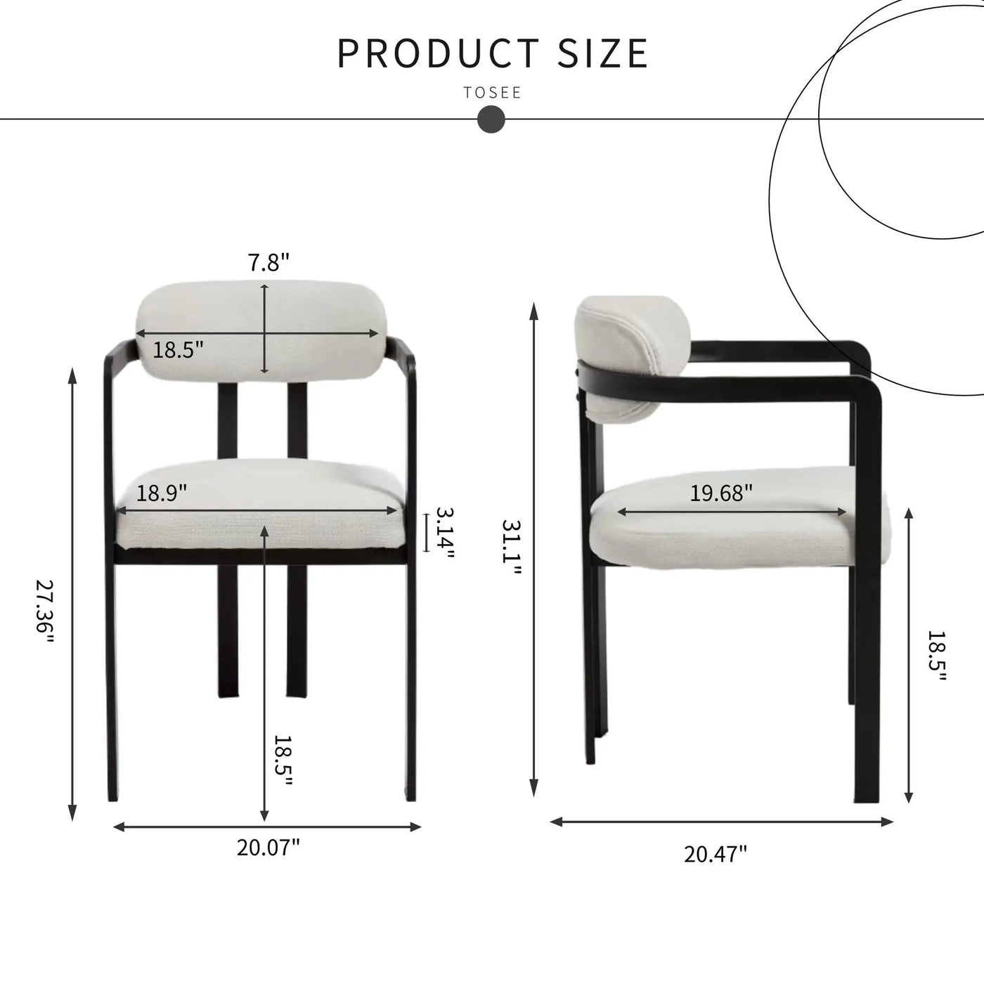 Dining Arm Chairs (Set of 2) by HouseOfZazla