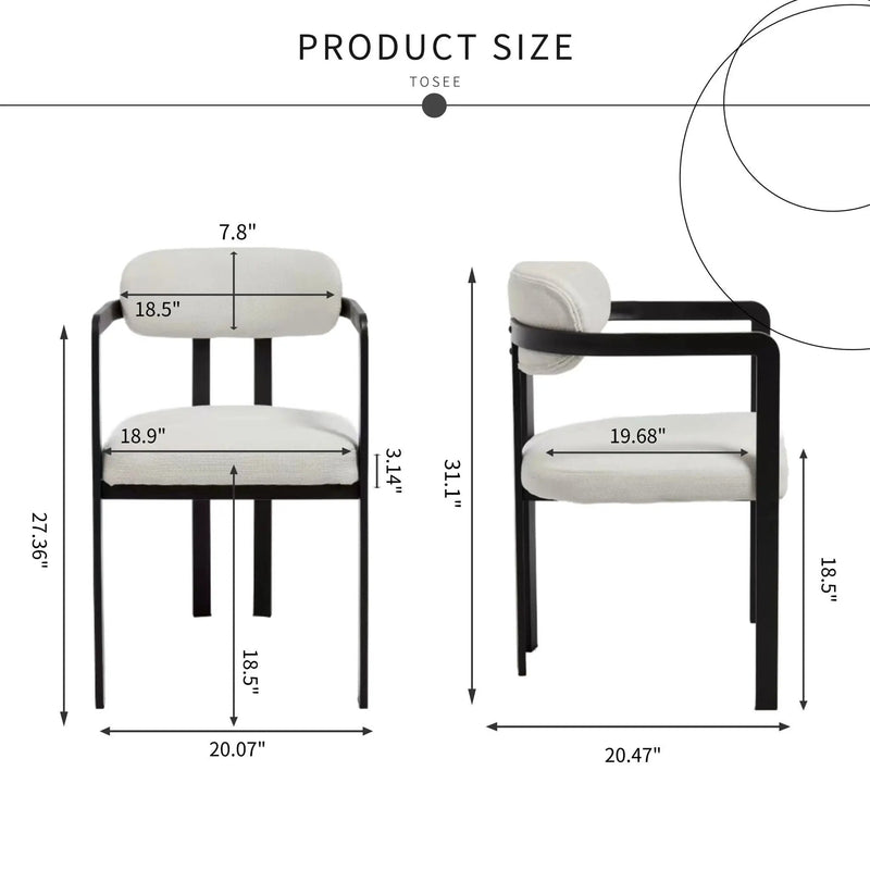 Dining Arm Chairs (Set of 2) by HouseOfZazla