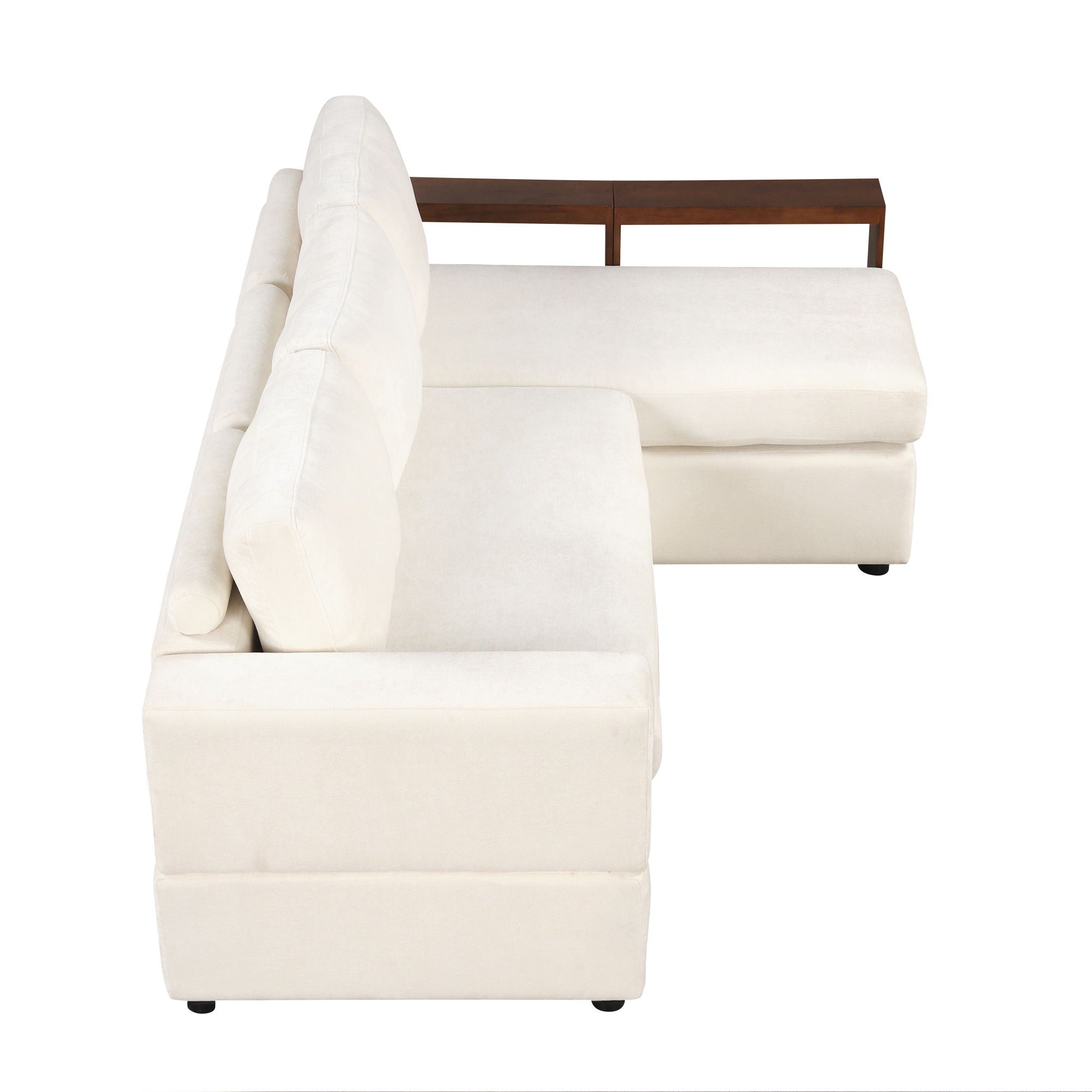 Sectional Sofa Upholstered Sofa Couch With Reversible Armrests For Living Room by HouseOfZazla
