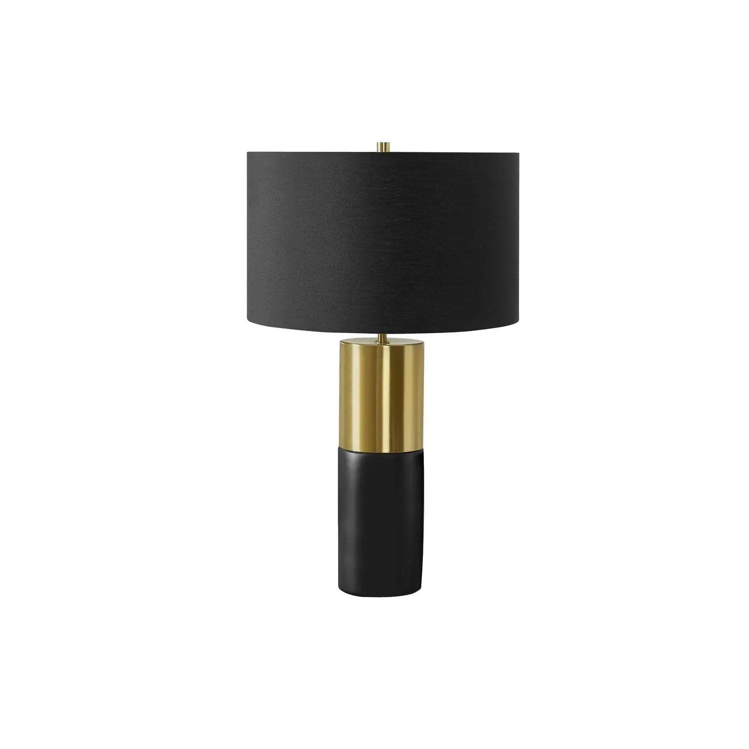 Lighting, Table Lamp, Concrete, Contemporary - Black / Gold by Unique Piece Furniture