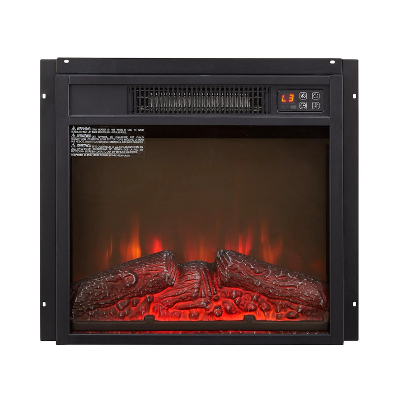 Electric Fireplace Insert 18" 1400W Remote Control by HouseOfZazla