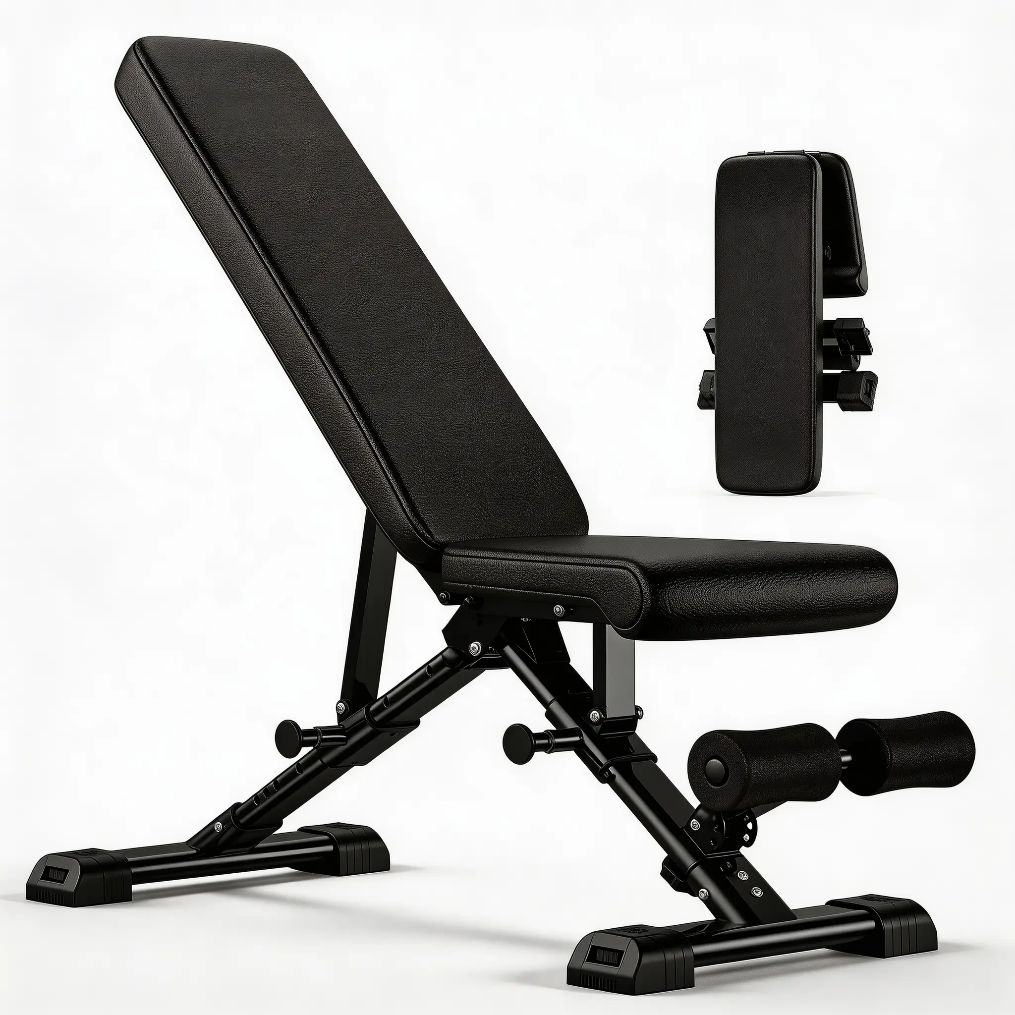 Adjustable Weight Bench with Resistance Bands by HouseOfZazla