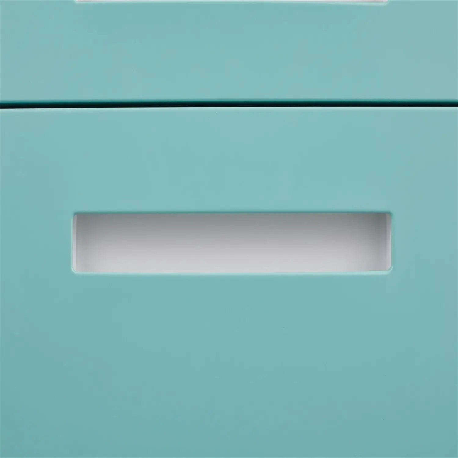 3 Drawer Mobile File Cabinet Under Desk Office, Simple Style Versatile Storage Cabinet For Legal / Letter / A4 Files, 5 Wheel Design Anti-Tilting Cold Rolled Steel Waterproof Moisture-Proof by HouseOfZazla