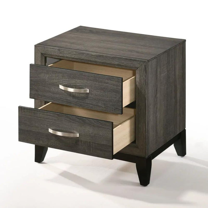 Valdemar - Nightstand - Weathered Gray by Unique Piece Furniture
