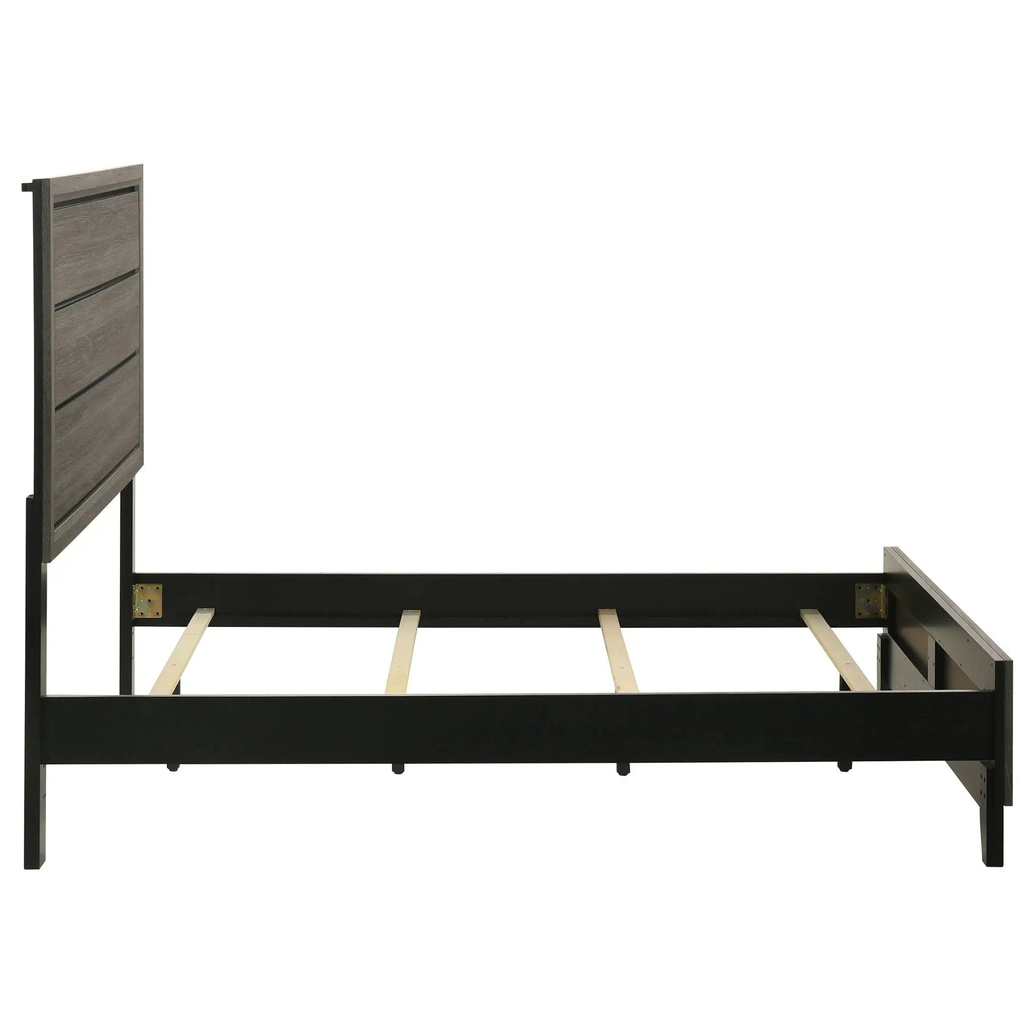 Watson Wood Full Panel Bed Grey Oak by Unique Piece Furniture