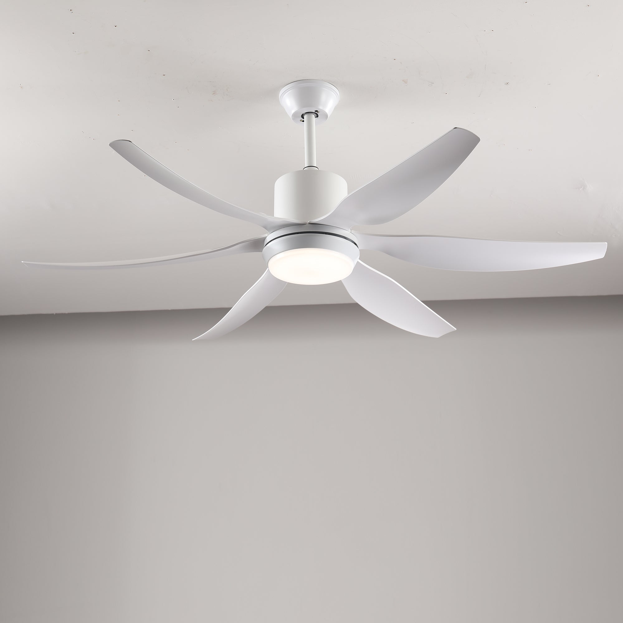 6 PCS ABS Blades 56" Ceiling Fan With Light Kit by HouseOfZazla