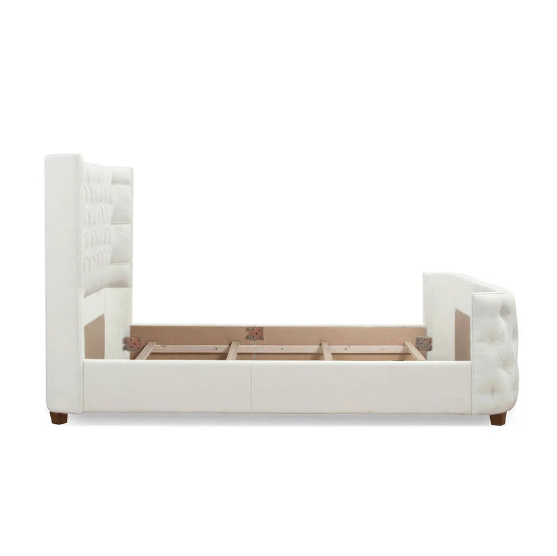 Brooklyn - Tufted Panel Bed Headboard And Footboard Set by HouseOfZazla