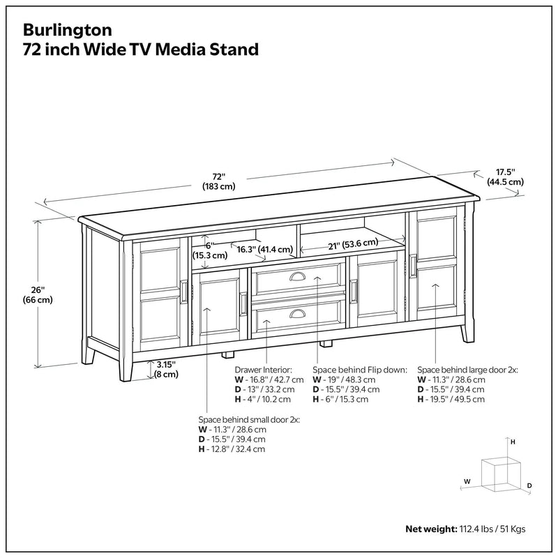 Burlington - TV Media Stand by HouseOfZazla