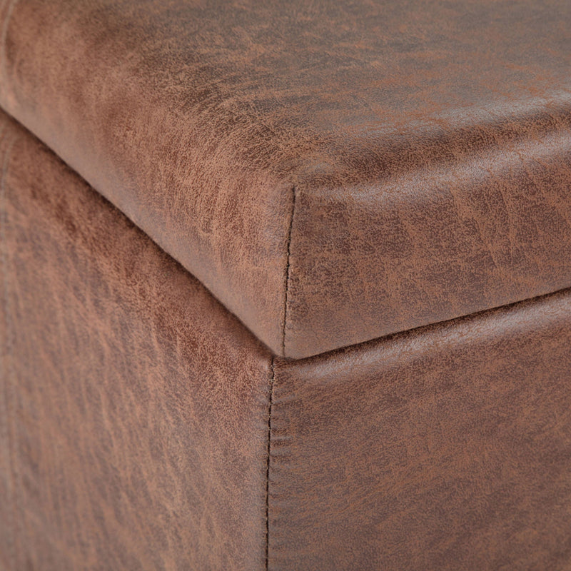 Dover - Upholstered Storage Ottoman Bench by HouseOfZazla