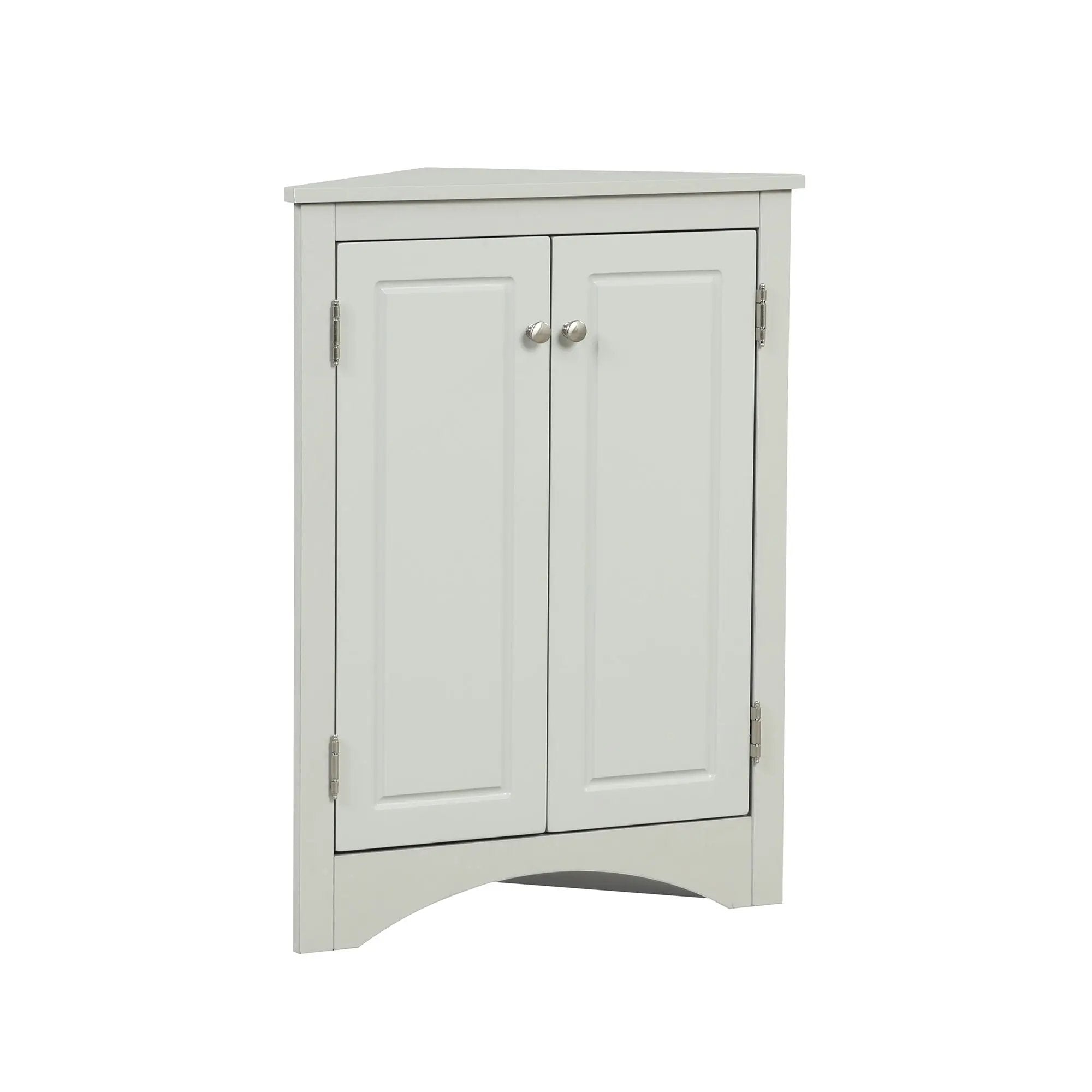 Triangle Bathroom Storage Cabinet With Adjustable Shelves, Freestanding Floor Cabinet For Home Kitchen by HouseOfZazla