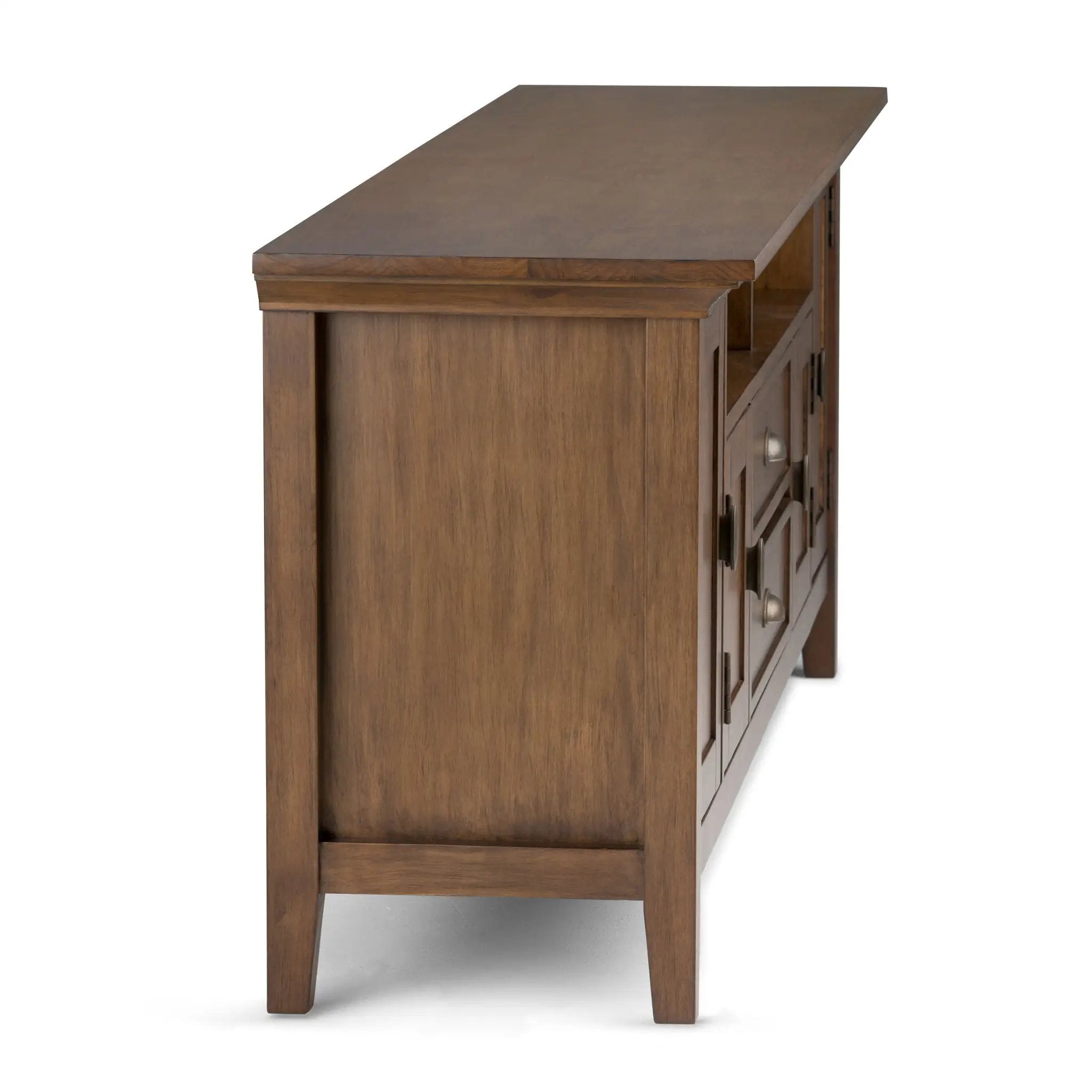 Redmond - TV Media Stand - Rustic Natural Aged Brown by HouseOfZazla