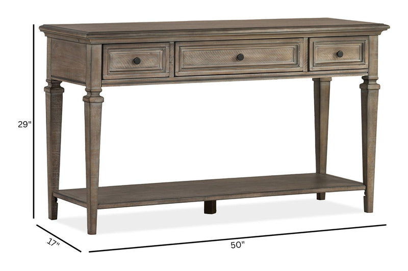Lancaster - Rectangular Sofa Table - Dove Tail Gray, photo 7 of 7