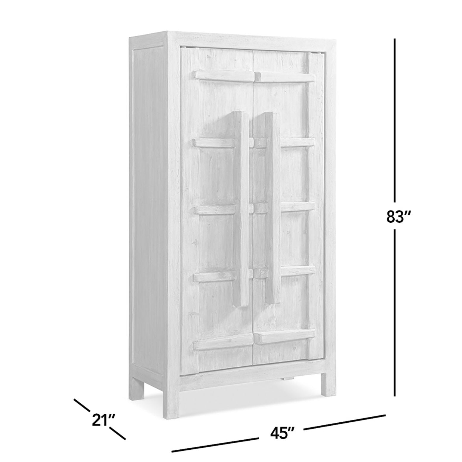 Rowan - Storage Cabinet With Double Doors - Natural by HouseOfZazla