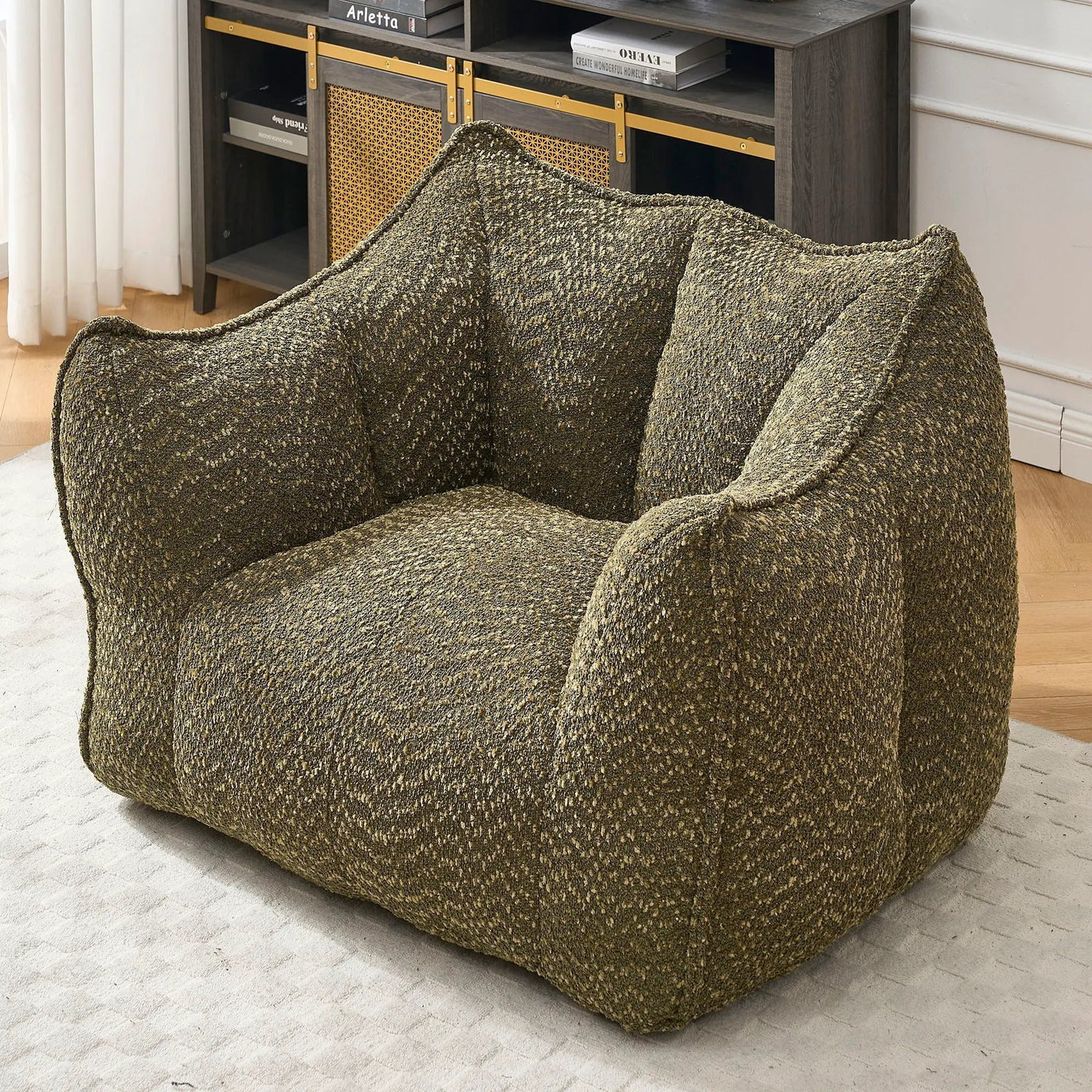 Comfortable Chenille Sofa Chairs With Highly Resilient Foam by HouseOfZazla