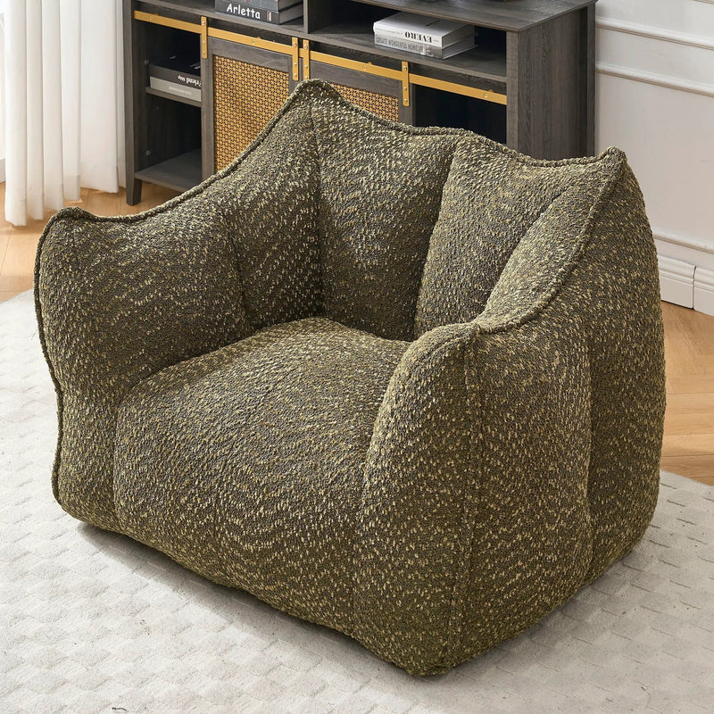 Comfortable Chenille Sofa Chairs With Highly Resilient Foam by HouseOfZazla
