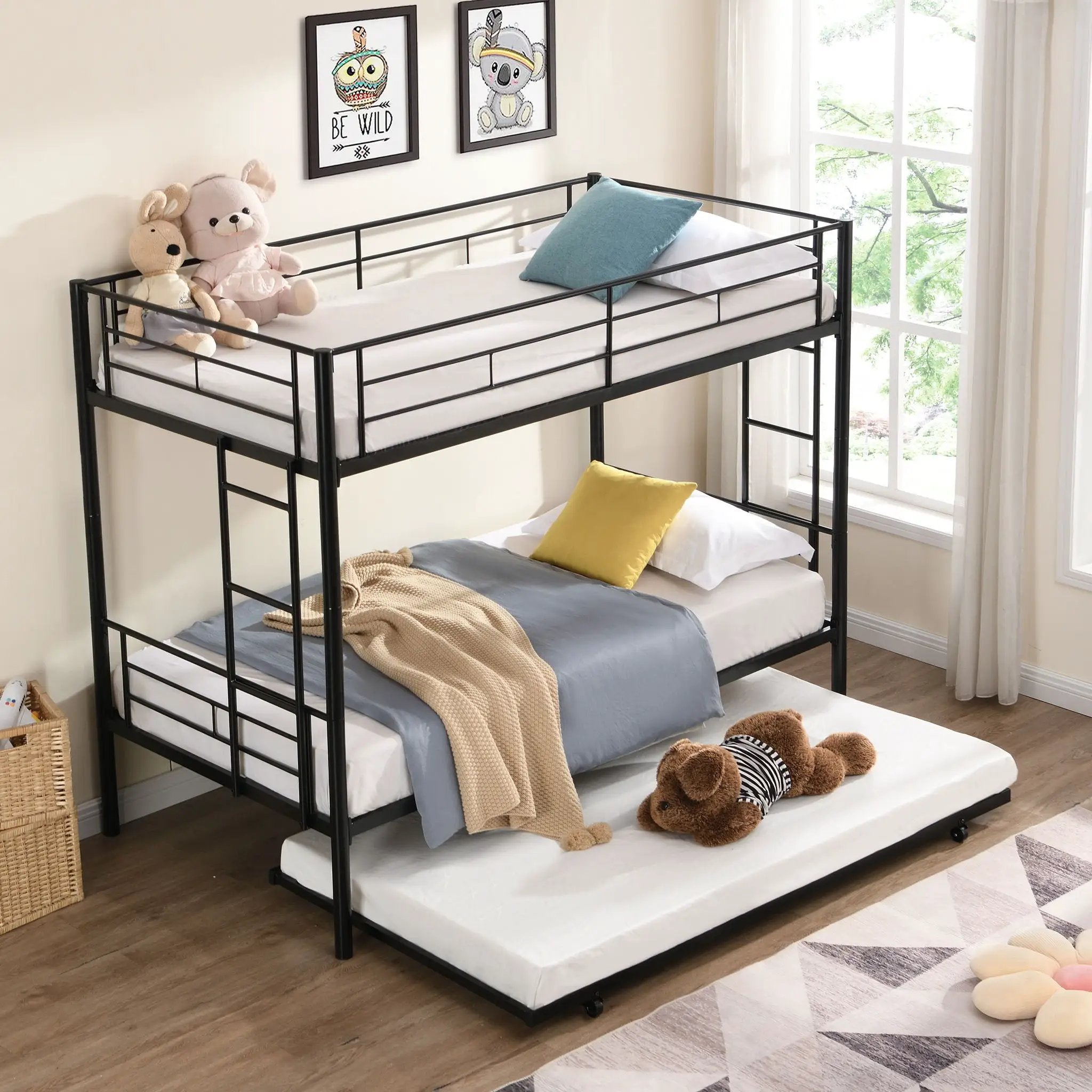 Bunk Bed With Trundle by HouseOfZazla