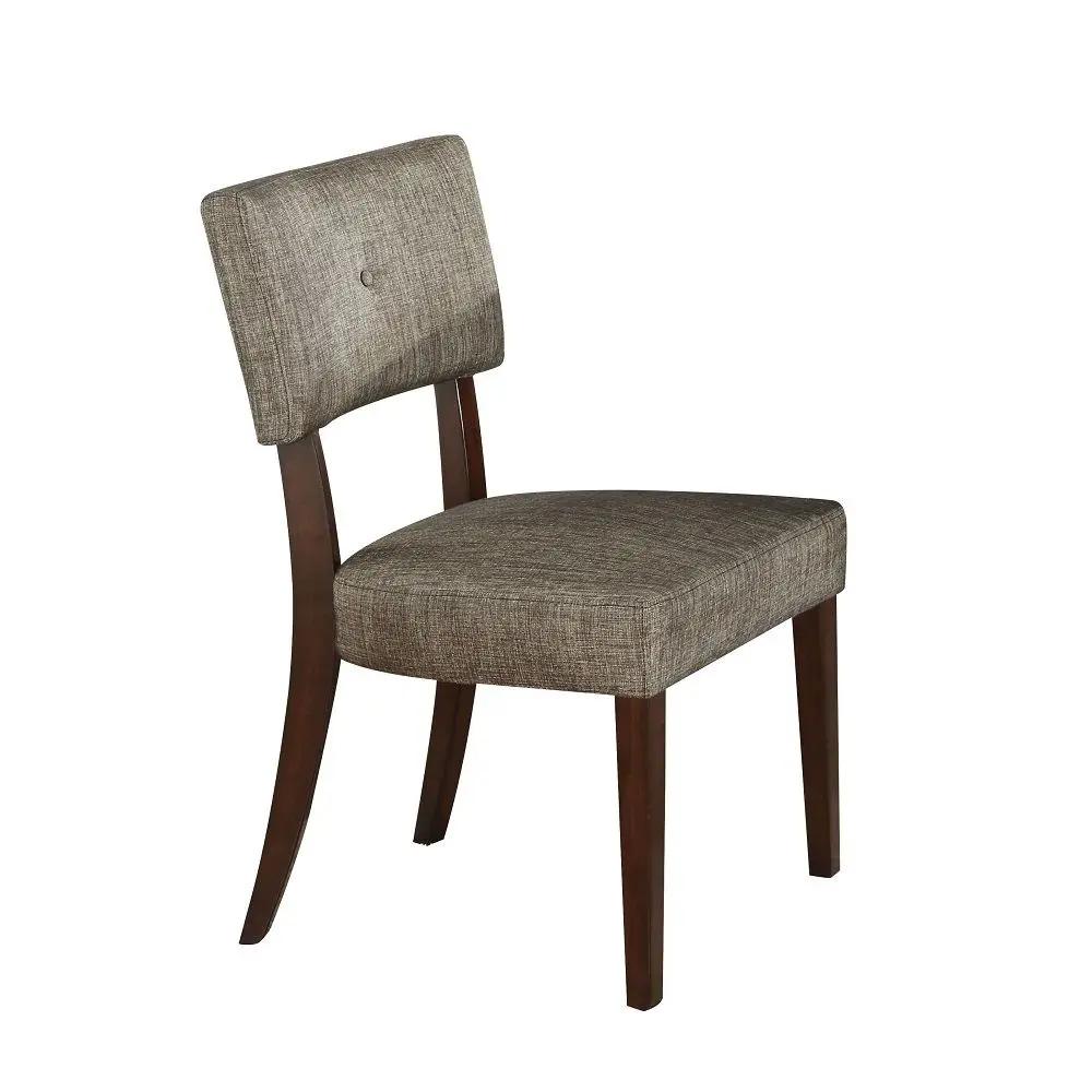 Drake - Side Chair (Set of 2) - Gray Fabric & Espresso by Unique Piece Furniture