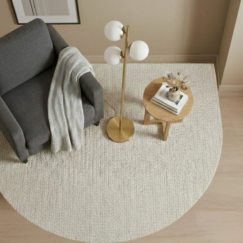 Brilliance - Modern Floor Lamp, Opal Shades And Round Base - Clear / Gold by HouseOfZazla