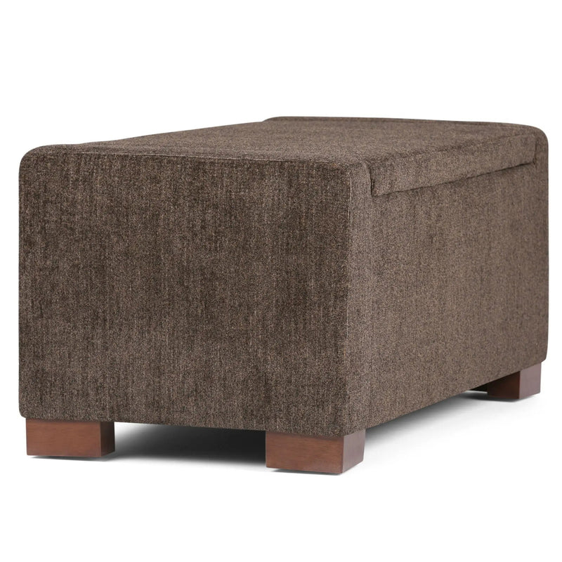 Bretton - Lift Top Storage Ottoman - Deep Umber Brown by Unique Piece Furniture