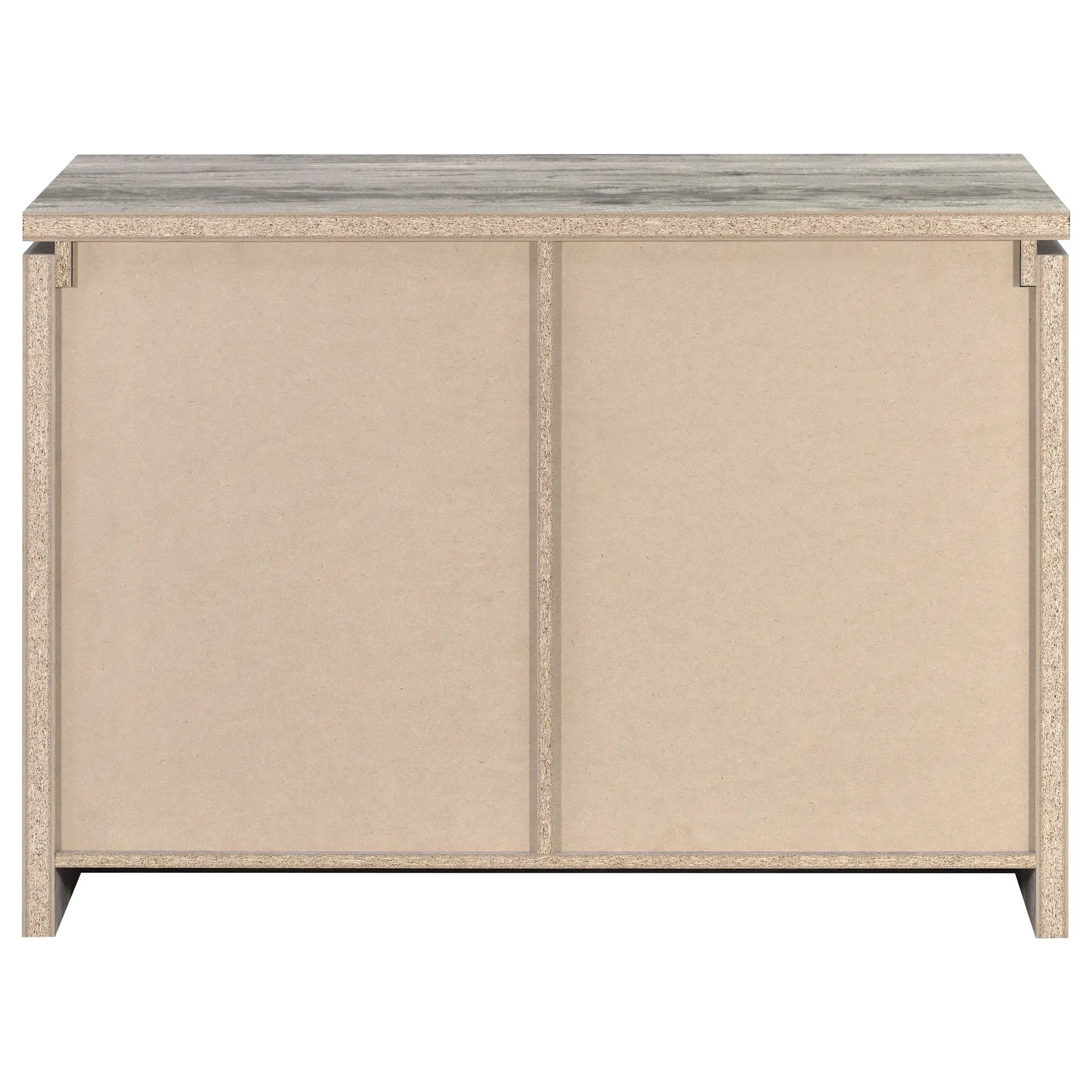 Enoch 2-door Engineered Wood Accent Cabinet Grey Driftwood by Unique Piece Furniture