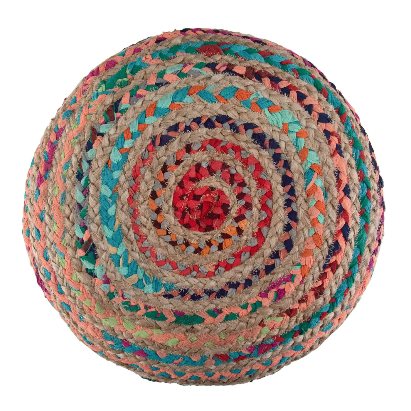 Margo - Handcrafted Round Pouf by HouseOfZazla