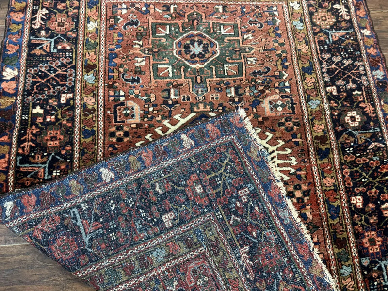 Antique Persian Karajeh Heriz Rug 5x6 by Jewel Rugs
