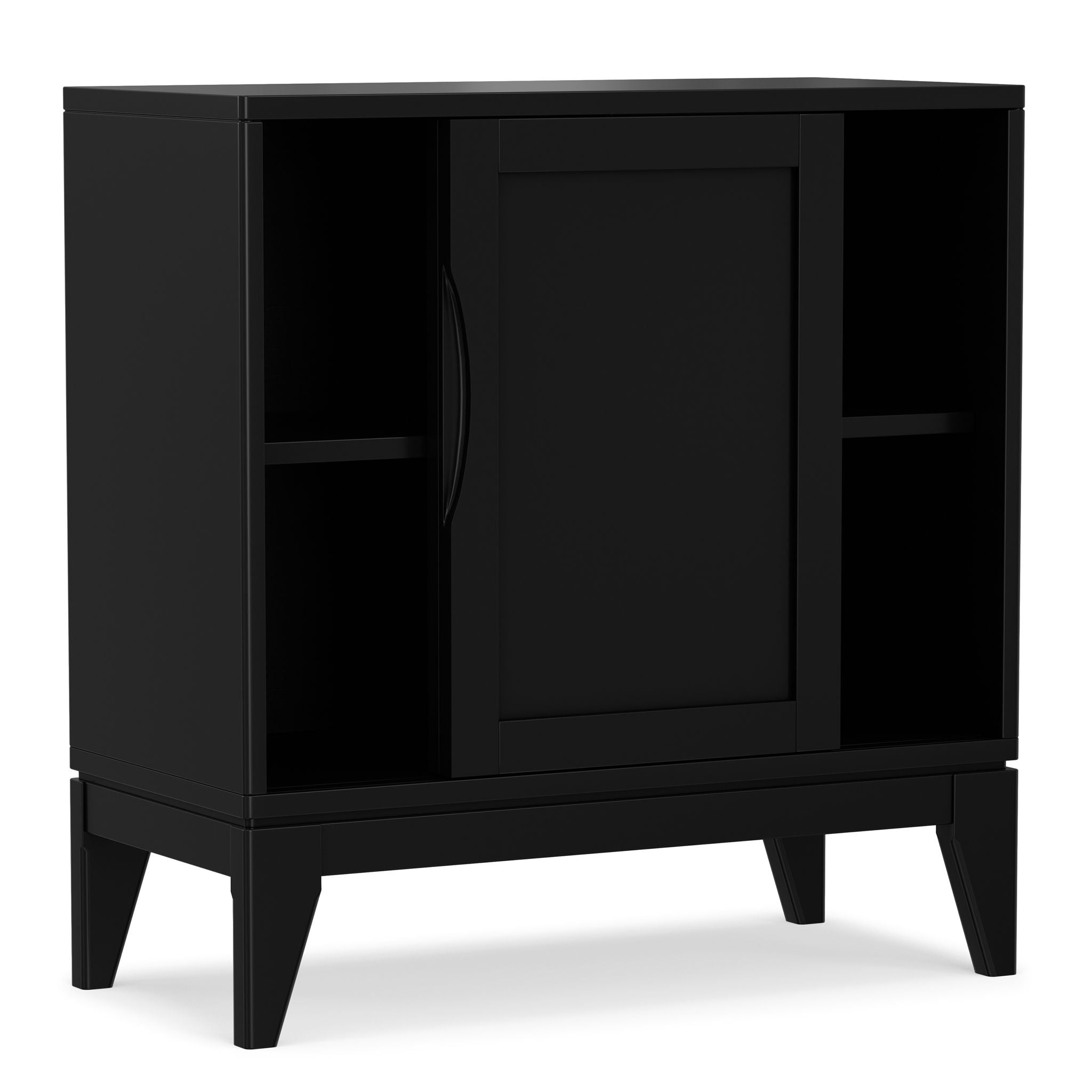Harper - Low Storage Cabinet - Black by HouseOfZazla
