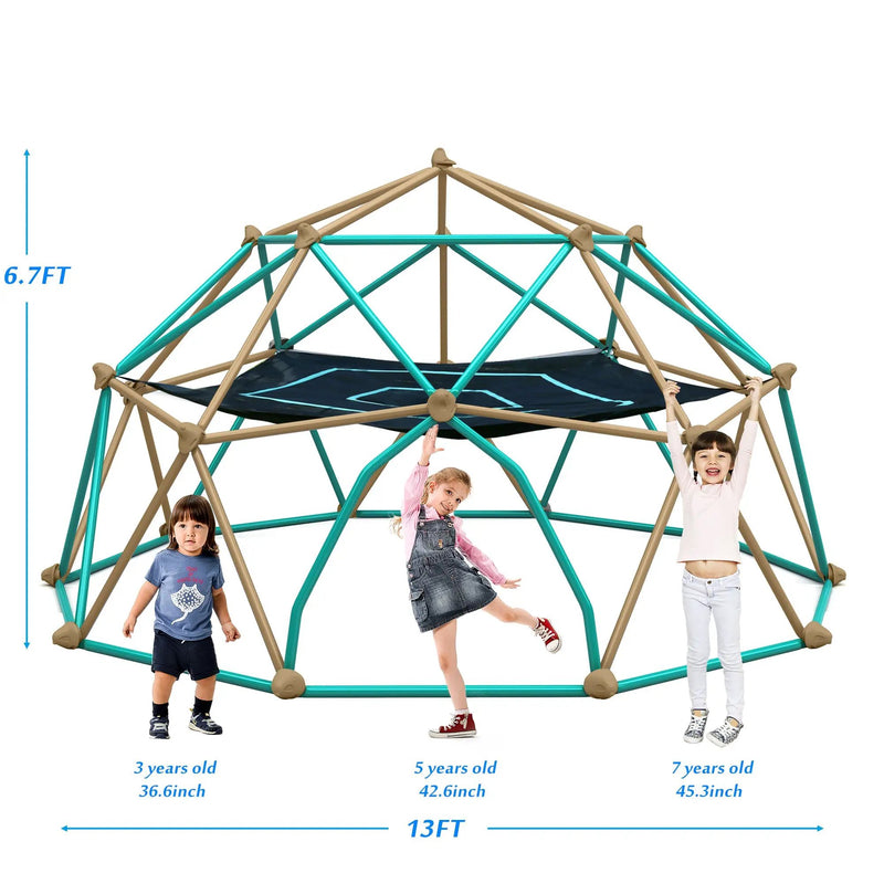 13ft Geometric Dome Climber Play Center by HouseOfZazla