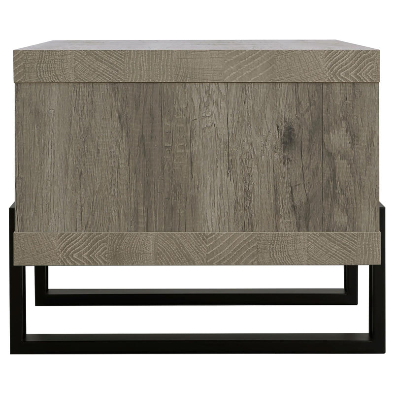 1 Shelf Coffee Table Design And Accents - Gray by HouseOfZazla