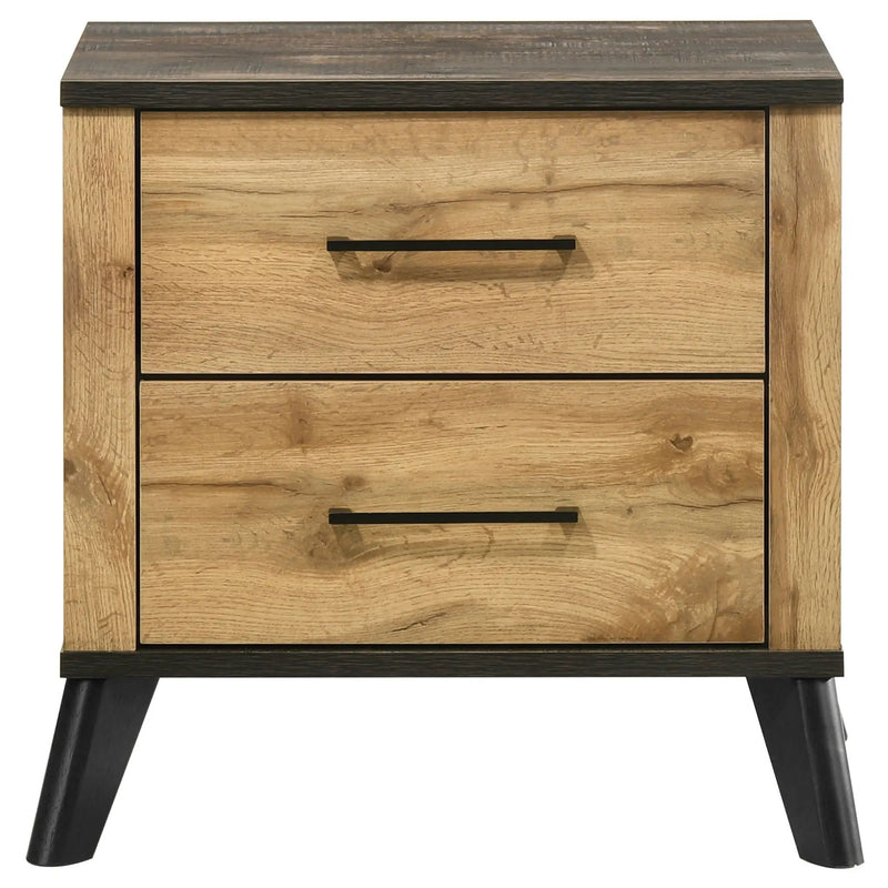 Kaywood 2-drawer Nightstand Bedside Table Natural Pine by Unique Piece Furniture