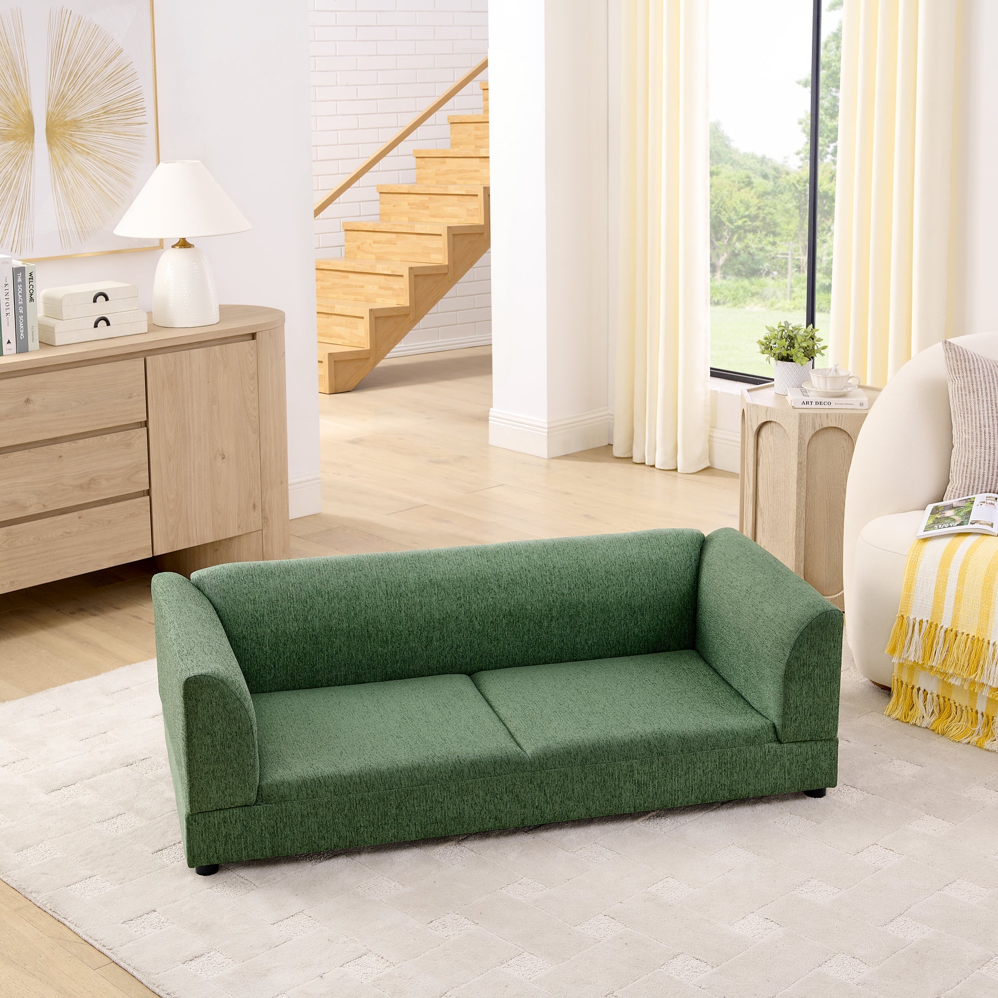 Comfortable Oversized Pet Sofa for Medium/Large Dogs by HouseOfZazla
