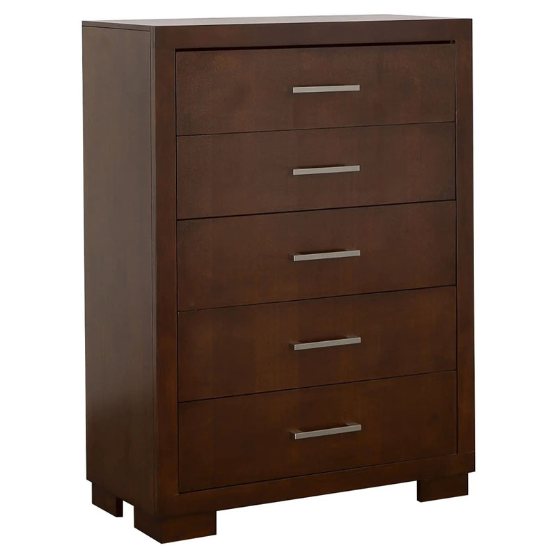 Jessica 5-drawer Bedroom Chest Cappuccino by Unique Piece Furniture