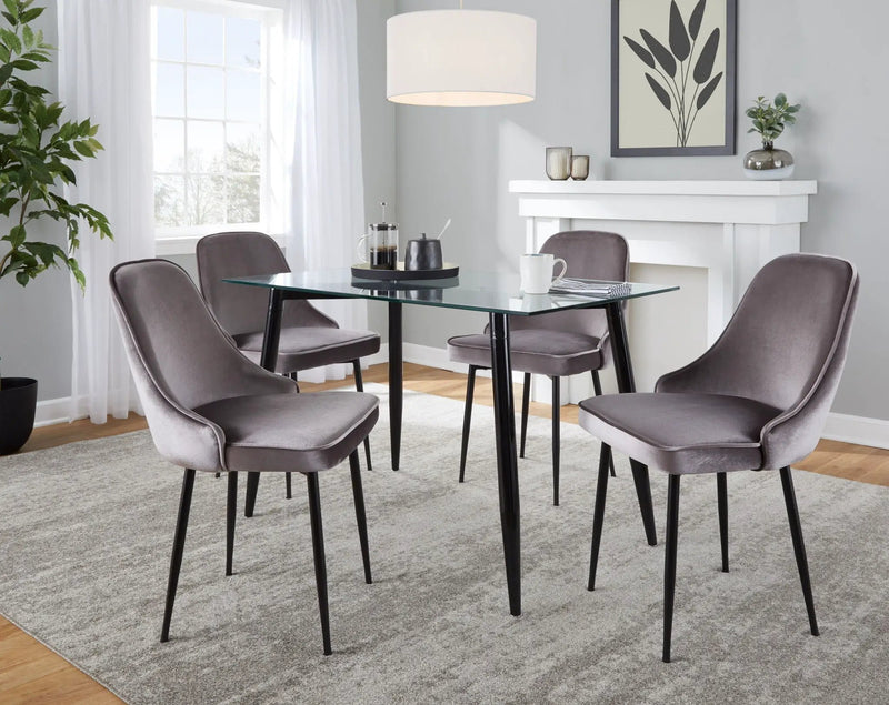 Clara Giovani - 5 Piece Contemporary Dining Set by HouseOfZazla