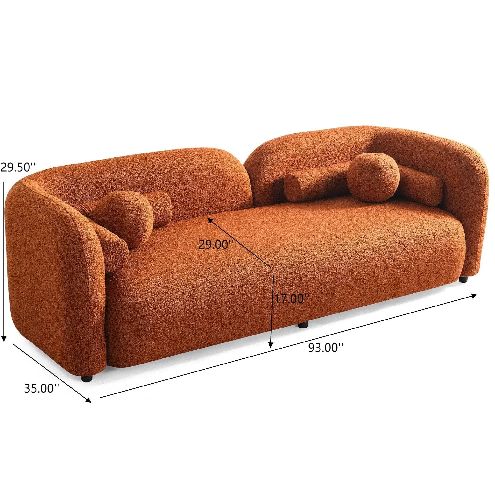 Donna - Japandi Style, Boucle Sofa by Unique Piece Furniture