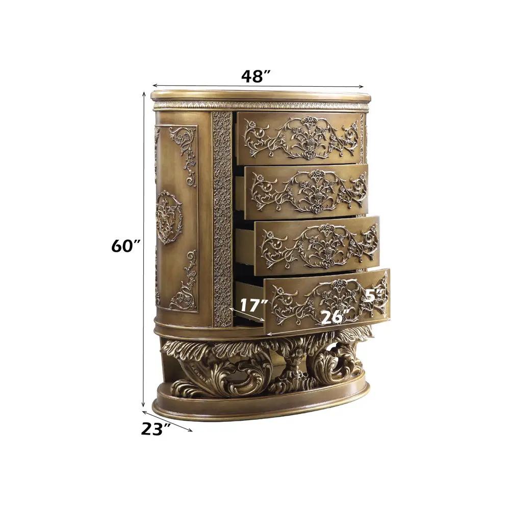 Constantine - Chest - Brown & Gold by Unique Piece Furniture