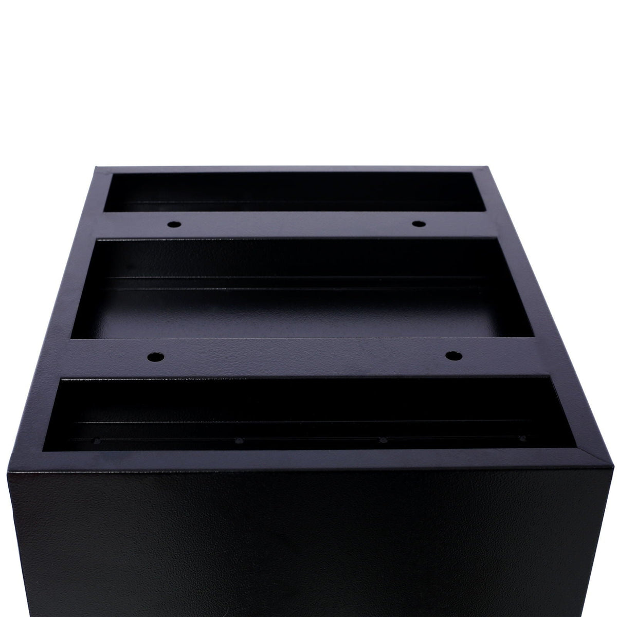 Galvanized Steel Package Delivery Box with Code Lock - White/Black, photo 12 of 12