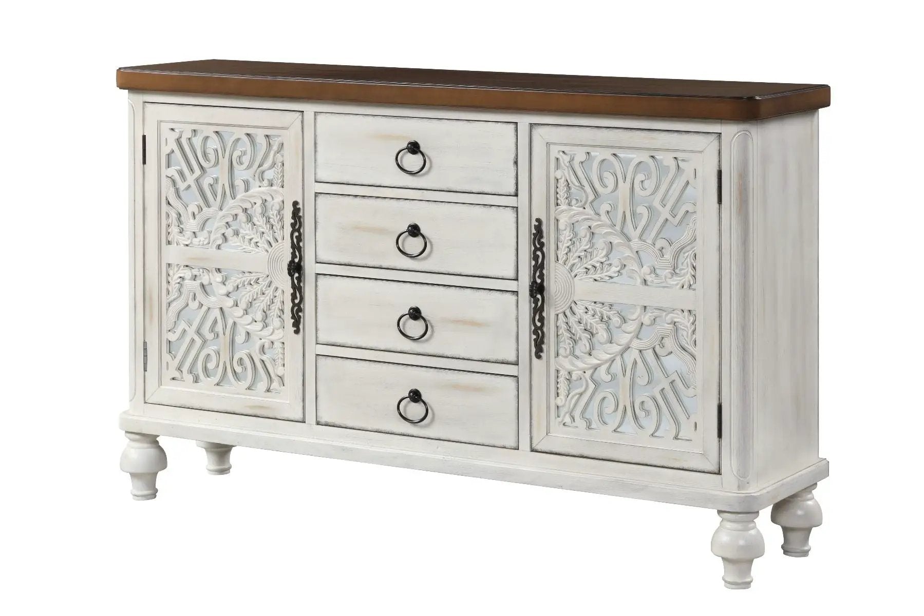 Vermont - Console Cabinet - Antique White by Unique Piece Furniture