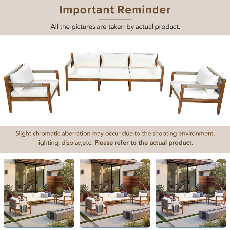 3 Piece Outdoor Sectional Sofa Set by HouseOfZazla