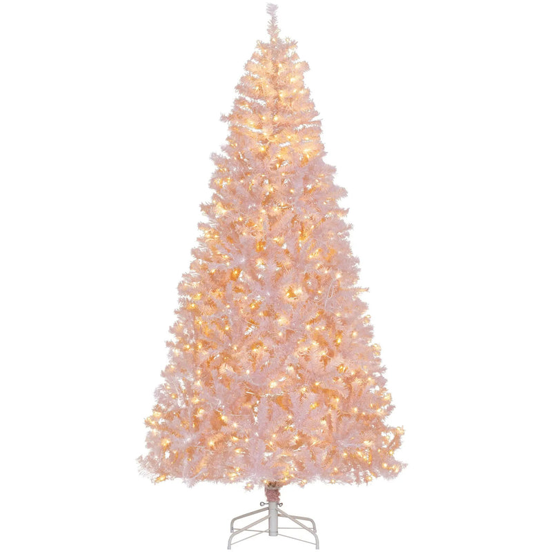 HOMCOM 7.5' Tall Prelit Christmas Tree by HouseOfZazla