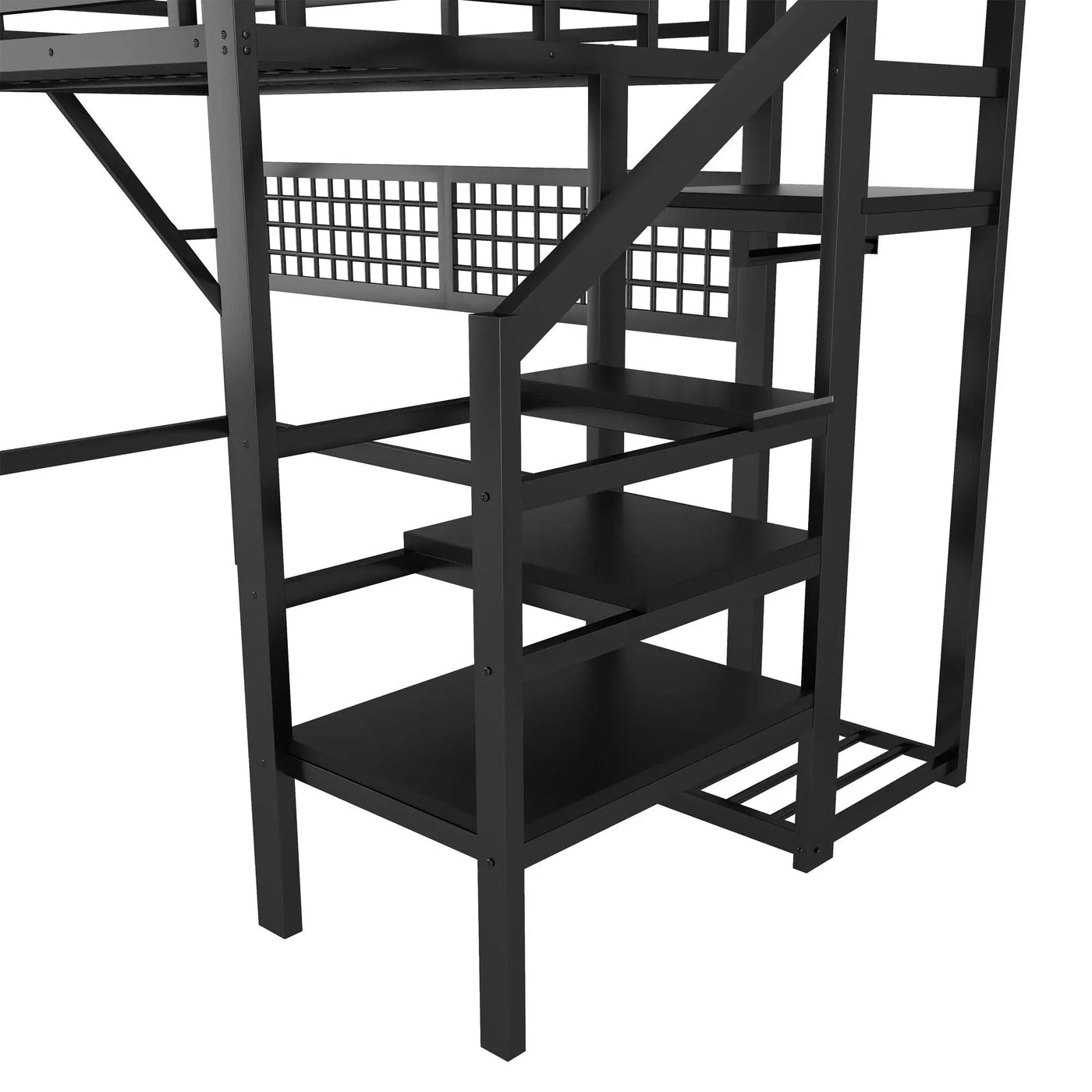 Loft Bed With Stairs And Storage by HouseOfZazla