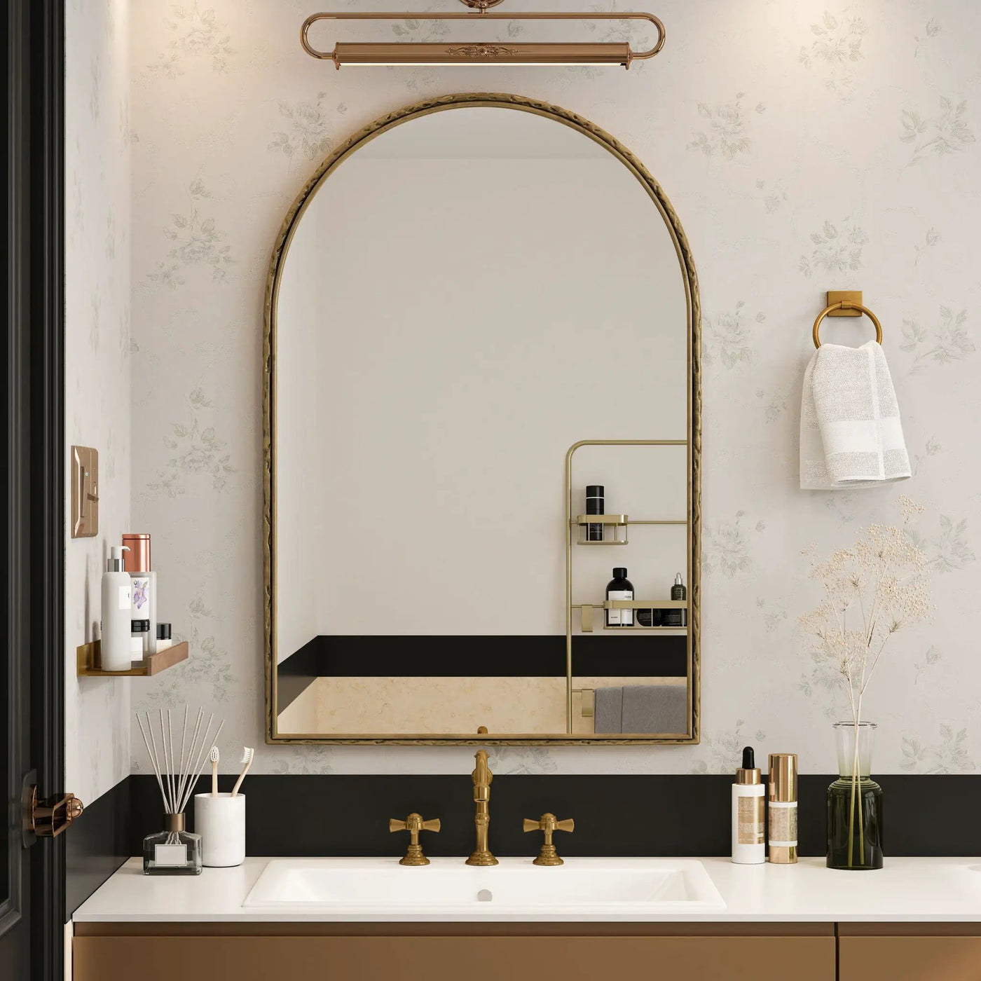 Arched Mirror With Shatterproof Glass by Unique Piece Furniture