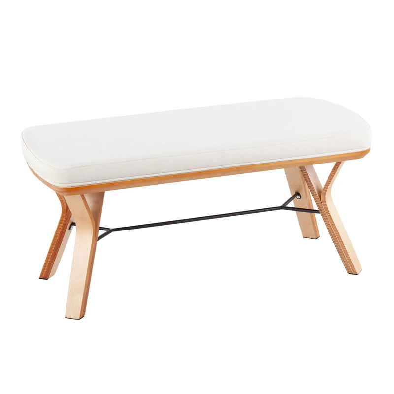 Folia - Mid Century / Modern Bench by Unique Piece Furniture