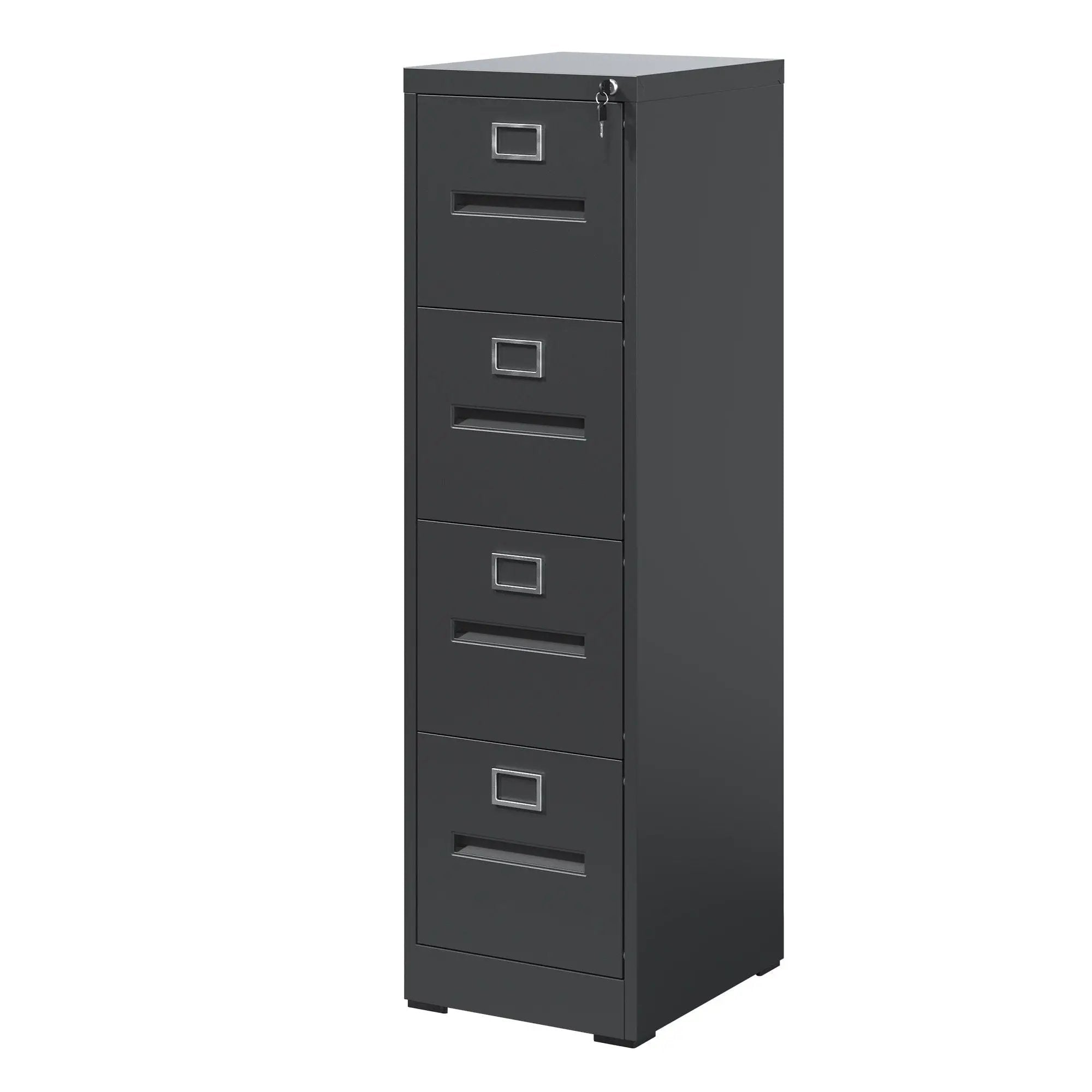 Premium Drawer File Cabinet With Lock, Metal Vertical Design, A4 Legal / Letter Size by HouseOfZazla