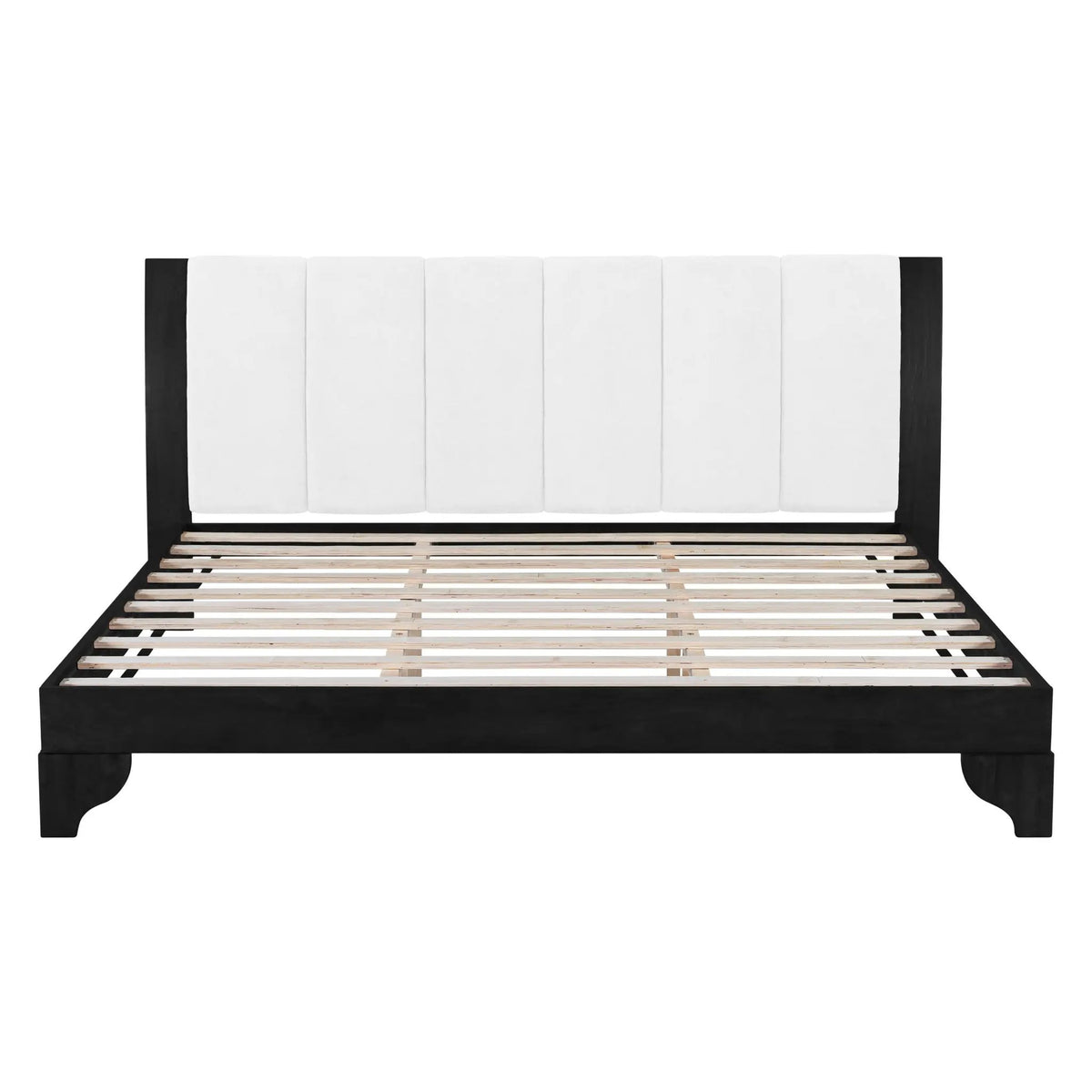 King Size Bed Frame Black and White by HouseOfZazla