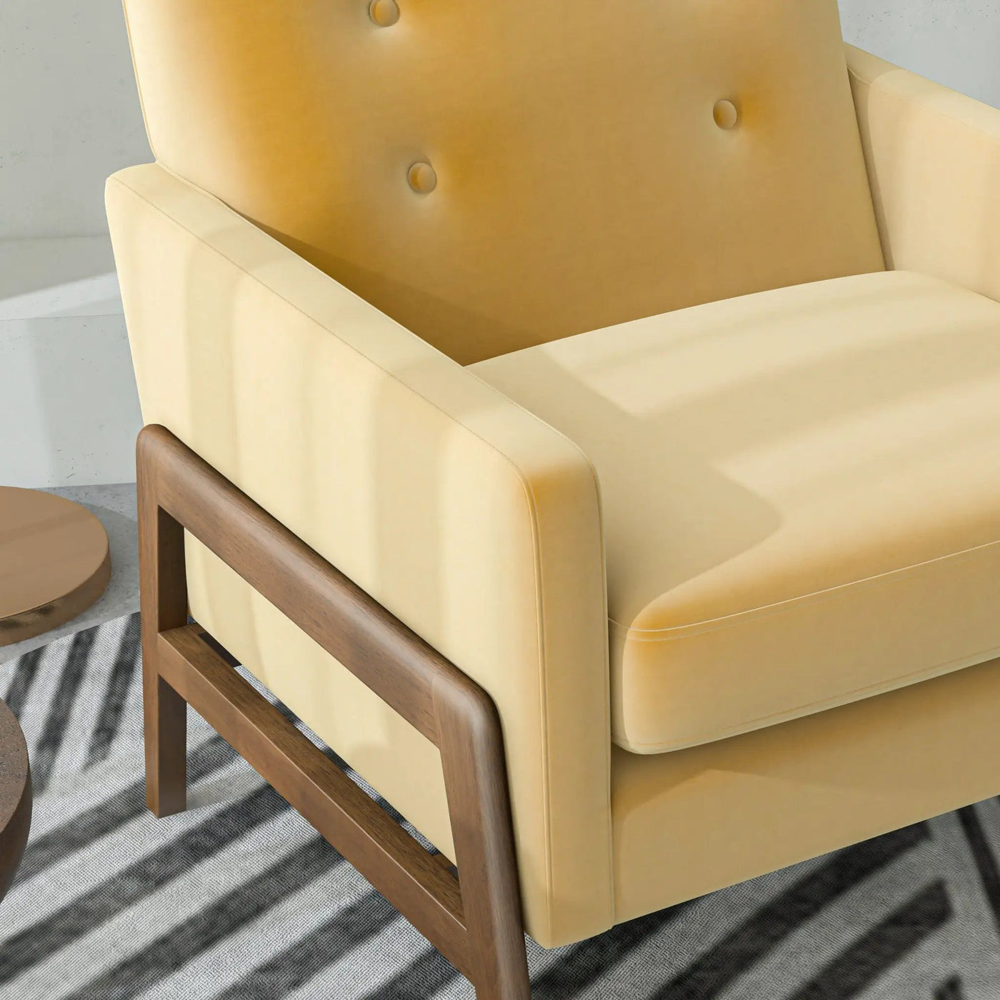 Cole - Solid Wood Lounge Chair by HouseOfZazla