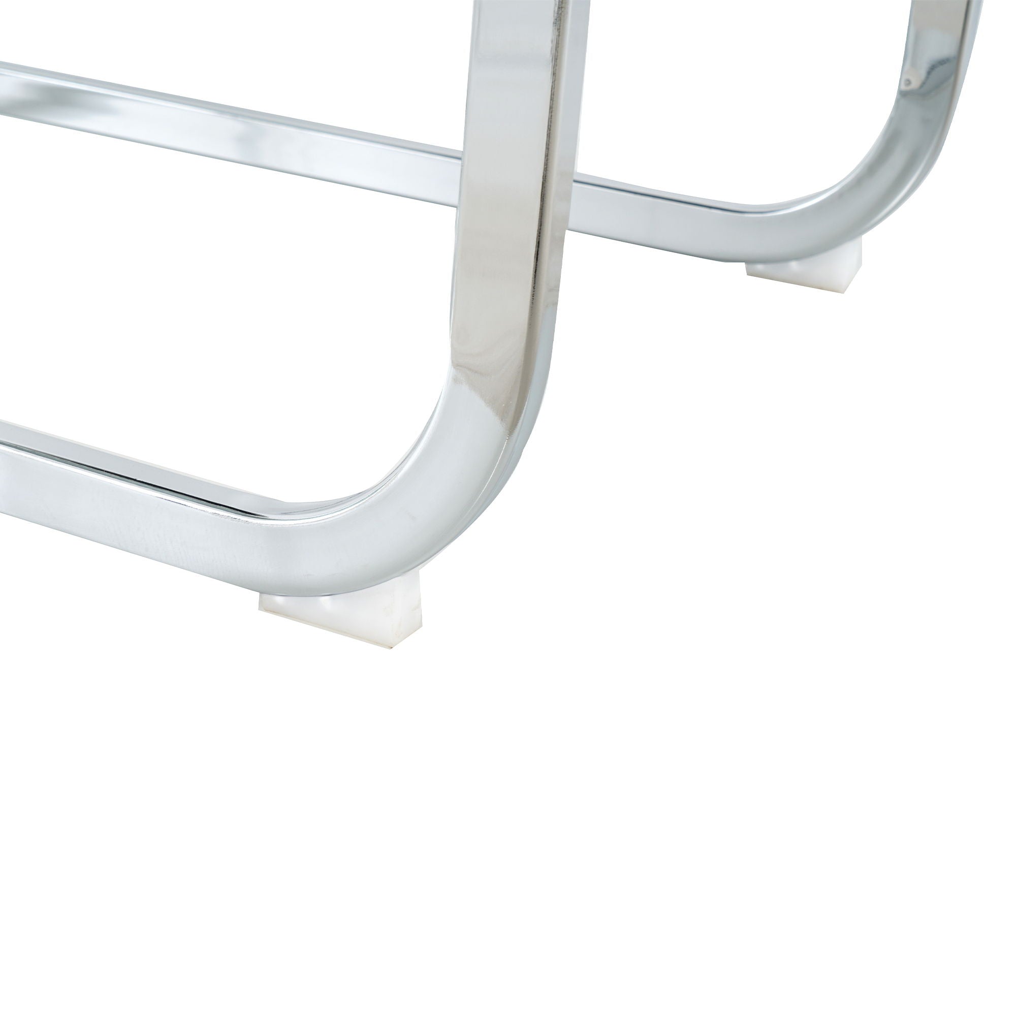 Modern Dining Chairs With Padded Seat And Metal Legs by HouseOfZazla