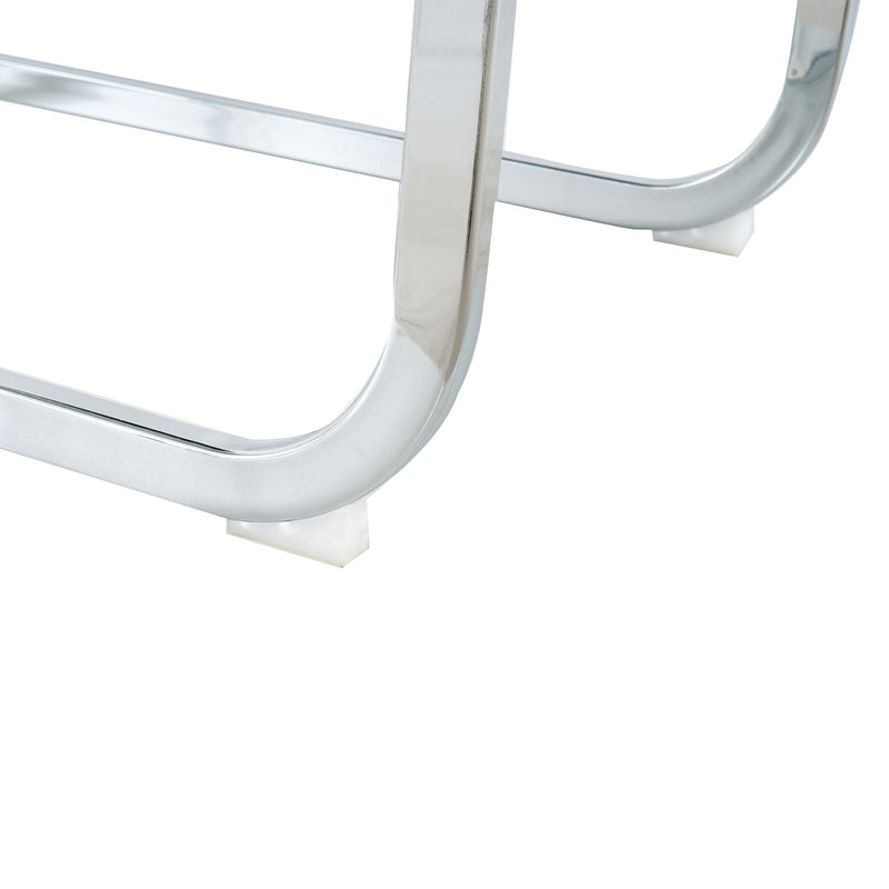 Modern Dining Chairs With Padded Seat And Metal Legs by HouseOfZazla