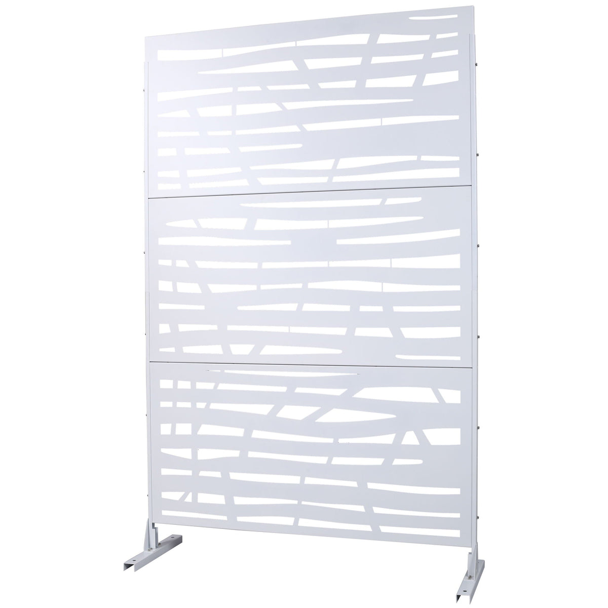 Metal Privacy Screen Room Divider with Durable Construction - Black, White, Dark Brown, photo 38 of 39
